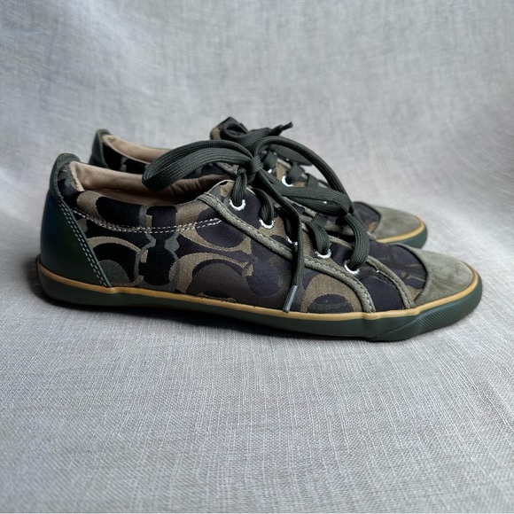 Coach Barrett Sneakers Olive Green - Picture 6 of 9